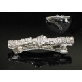 Silver Charming Rhinestone Hairgrip Hair Accessories Glitter Crystal Barrette